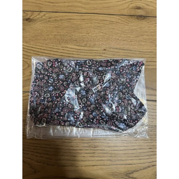 LOFT Women Sleeveless Blouse Size Small Paisley Ruffles Lightweight Beach Summer - Picture 8 of 8